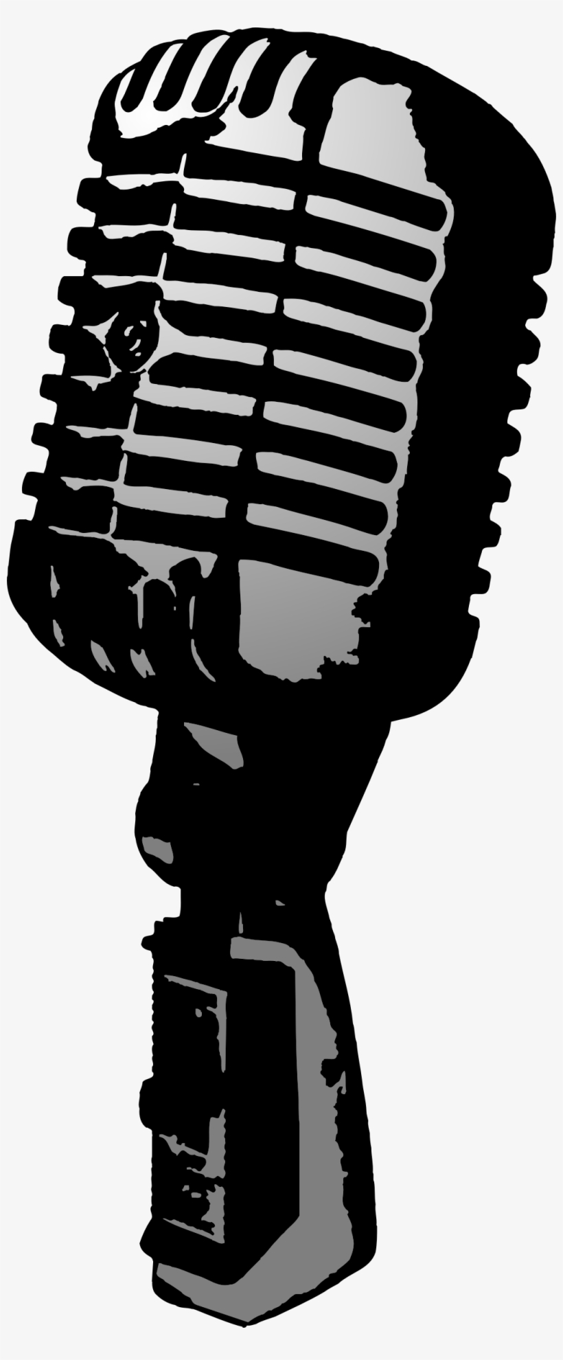 Old Time Microphone Png - Mic Clip Art Png, transparent png download