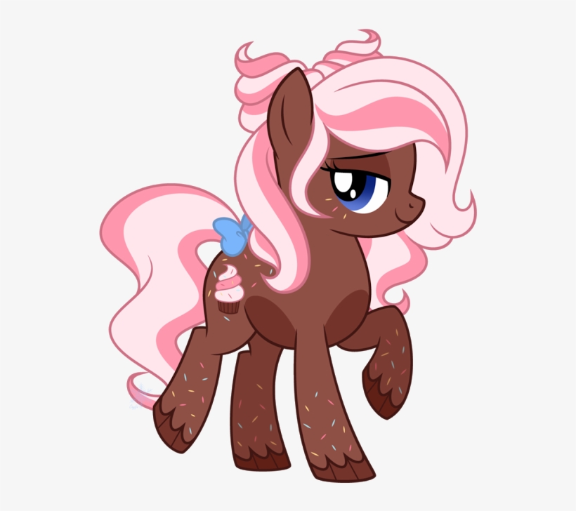 Pony Clipart Brown Thing - Pony Oc Cupcake Sweets, transparent png download