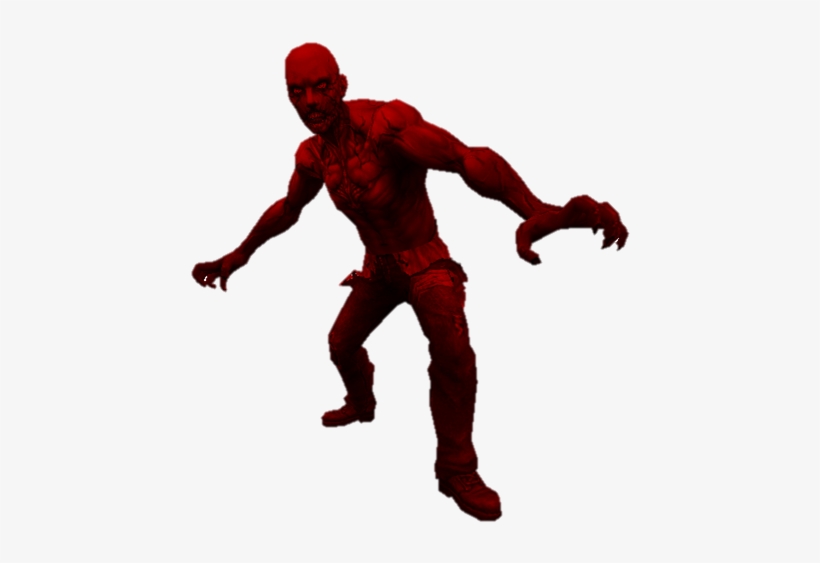 Parkour Zombie Red - Red, transparent png download