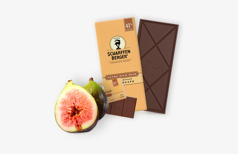 Extra Rich Milk 41% Paired With Figs - Scharffen Berger, transparent png download