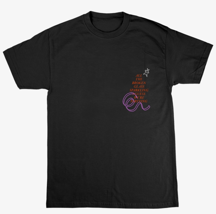 Broken Glass T-shirt - Lorde Perfect Places Shirt, transparent png download