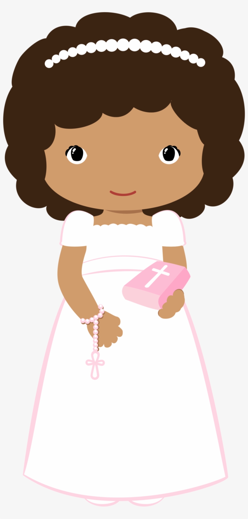 Ver Todas Las Imágenes De La Carpeta Png - Clipart First Communion Girl, transparent png download
