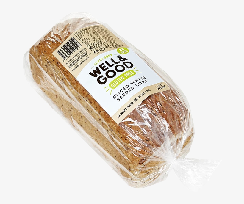 Large Sliced White Seeded Loaf - Loaf, transparent png download
