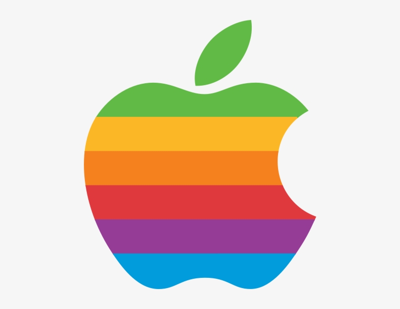Download Apple Computer Retro Logo - Apple Logo 1977 | Transparent PNG ...
