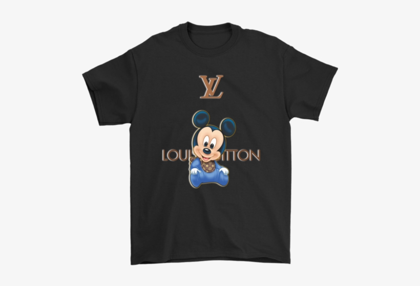 Louis Vuitton Baby Mikey Mouse Disney Shirts - Golden Paints Shirt, transparent png download