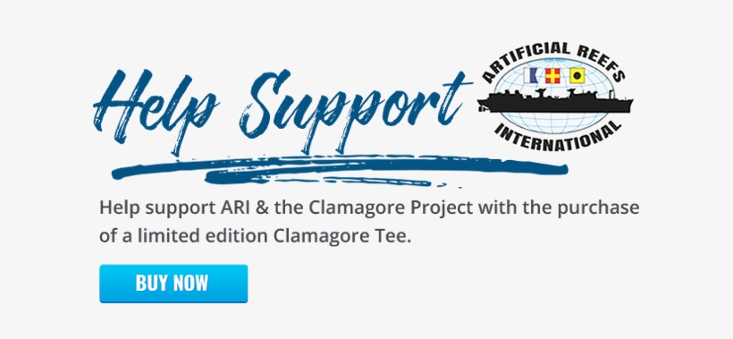 Help Support Artificial Reefs International - Uss Clamagore, transparent png download