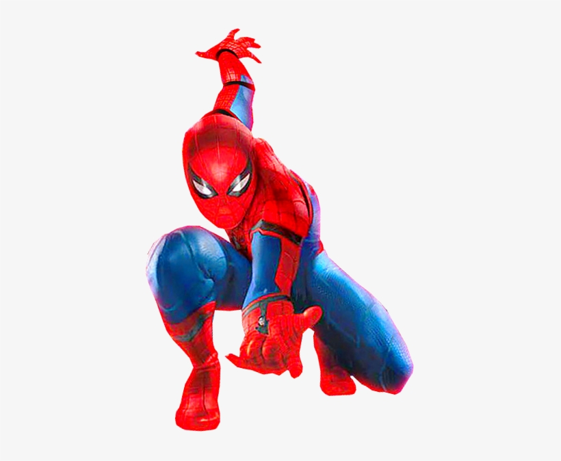 Spider Man Tom Holland - Captain America Spiderman Full Hd, transparent png download