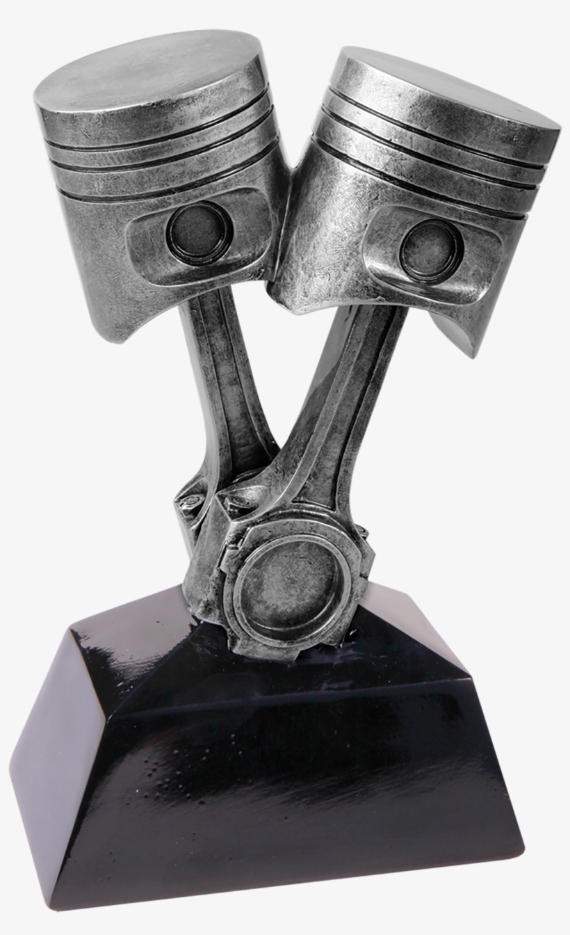 Antique Silver Piston Resin - Piston Trophies, transparent png download