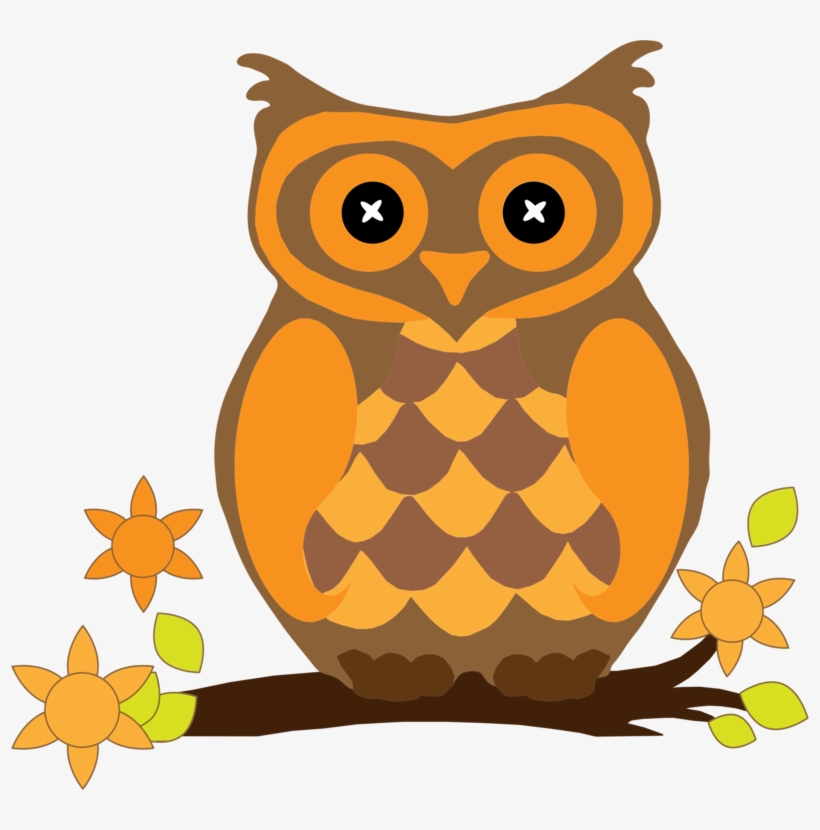 Barn Owl Drawing Download - Cute Owl Shower Curtain, transparent png download