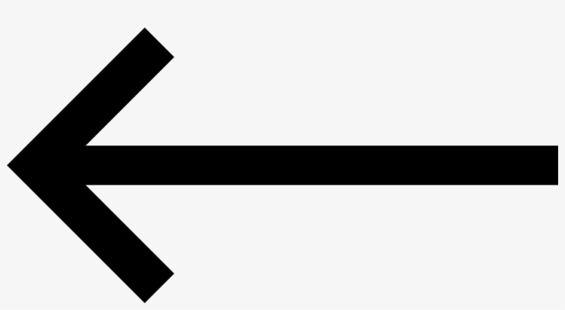 Long Arrow Left - Straight Arrow Png, transparent png download