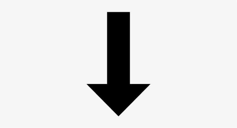 Svg Png - Flecha Indicando Hacia Abajo, transparent png download