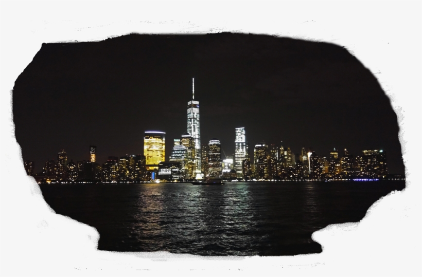 New York City Night Skyline - New York City, transparent png download