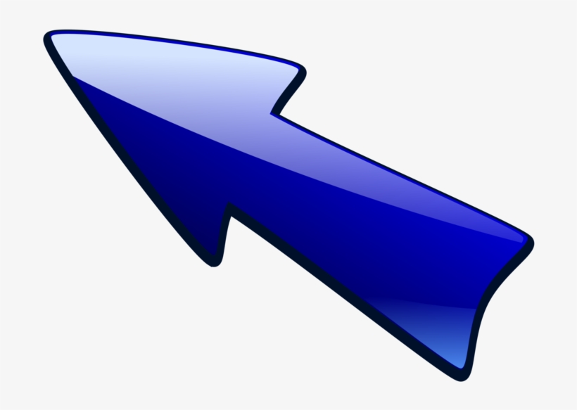 Computer Icons Arrow Download Drawing - Arrow Pointing Up Left, transparent png download