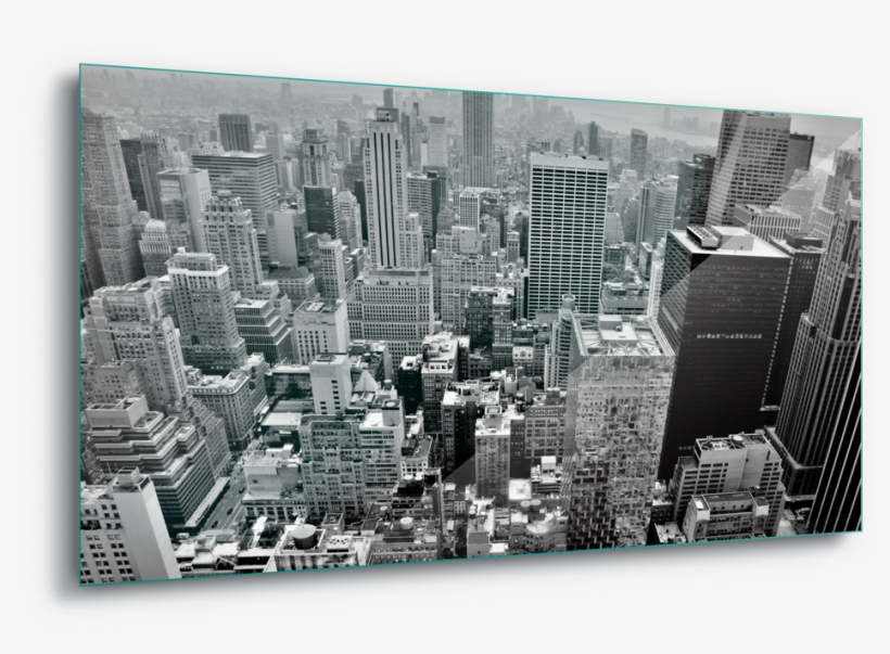 New York City Skyline Canvas Amp Glass Wall - New York City, transparent png download