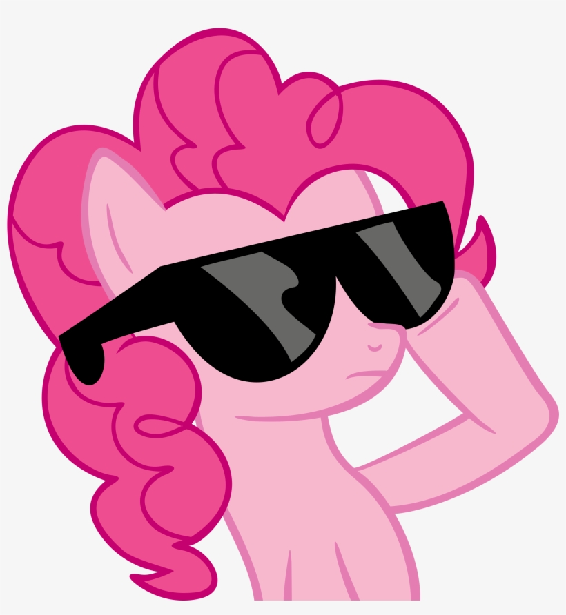 Fanmade Pinkie Glasses By J Brony-d4da2zl - Pinkie Pie Glasses, transparent png download
