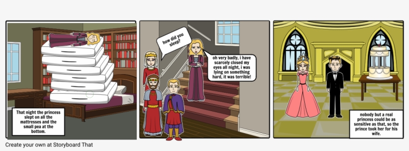 The Princess And The Pea - Cartoon, transparent png download