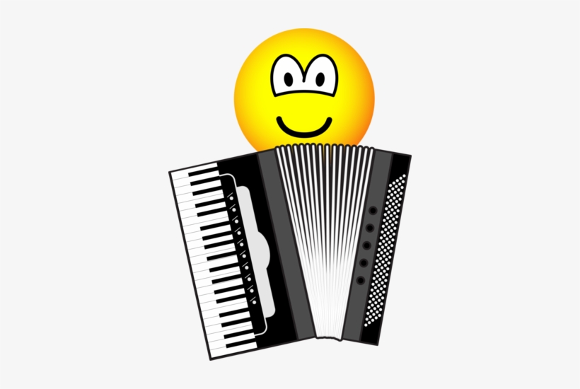 Accordion Playing Emoticon Smiley, Emoji, Animated Smiley Accordeon PNG Image Transparent