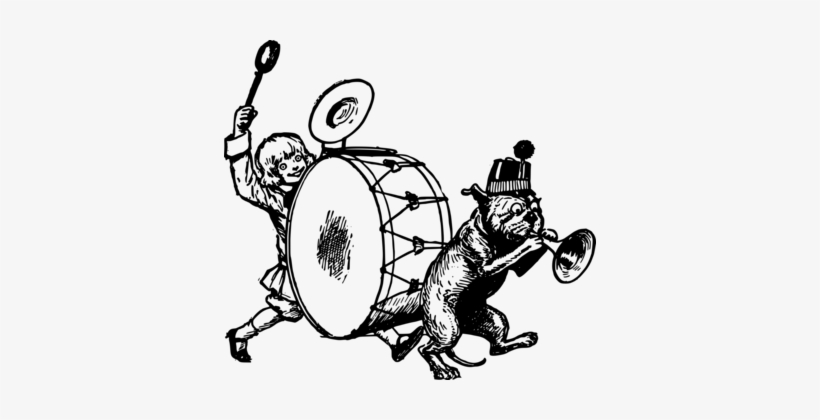 Dog Musical Theatre Musical Instruments Art - Music Dog Clip Art, transparent png download