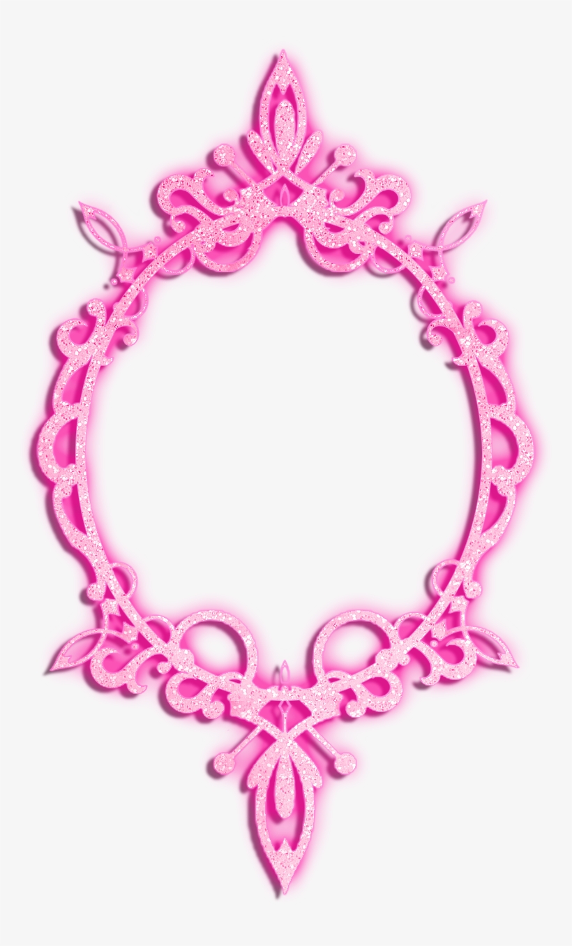 Clip Arts Related To - Pink Glitter Frame Png, transparent png download