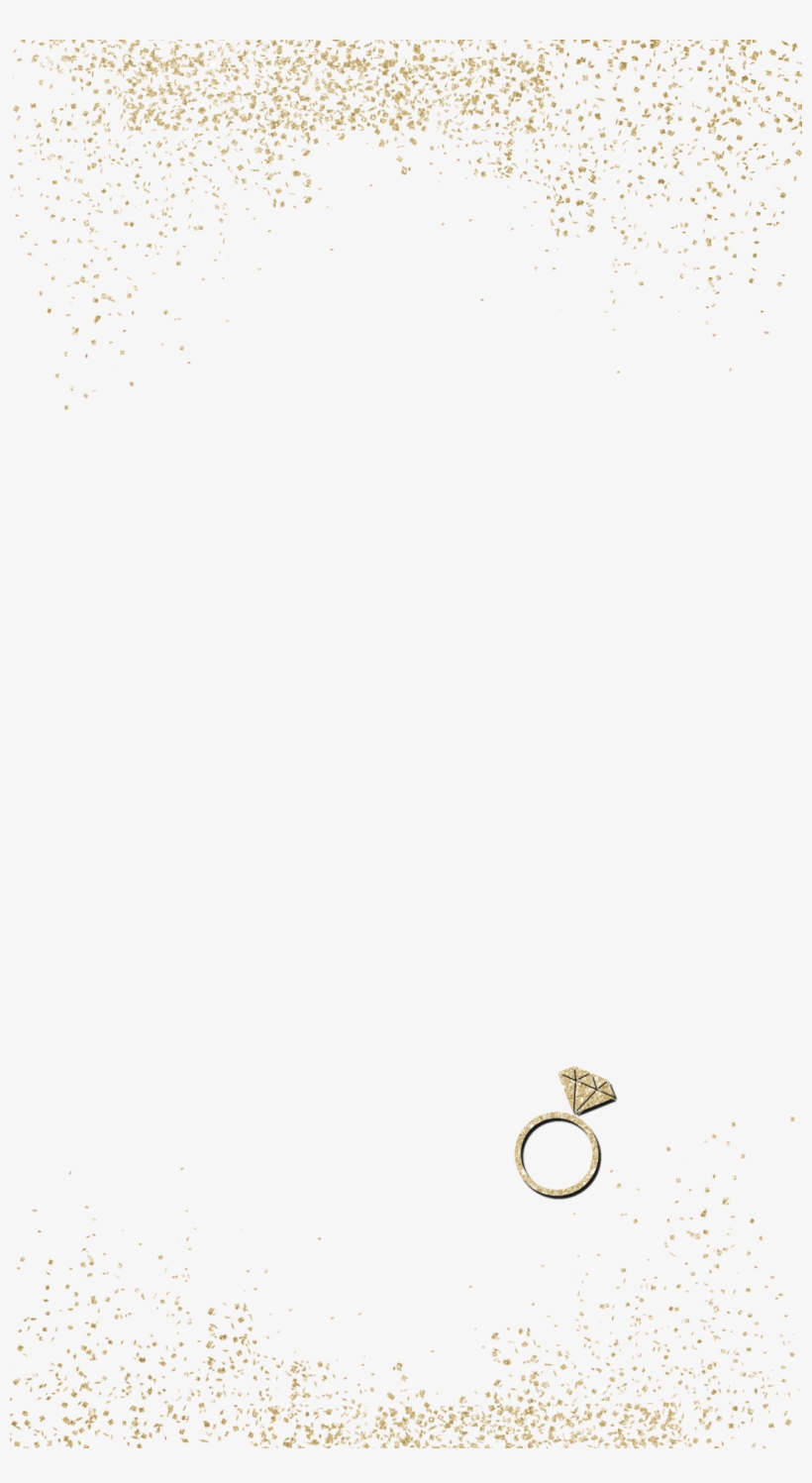 Engagement Snapchat Filter Geofilter - Ring, transparent png download