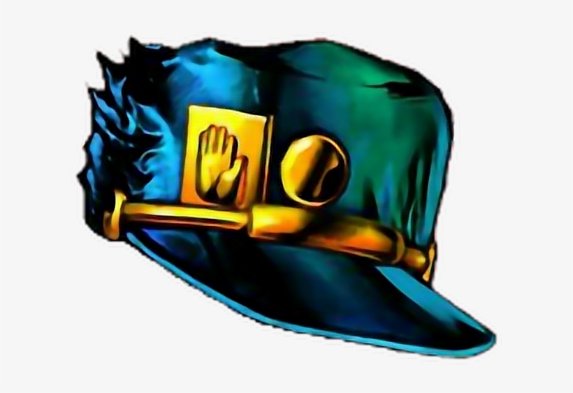Clipart Black And White Stock Sticker By Humbertourreaalva - Jotaro Hat Transparent, transparent png download