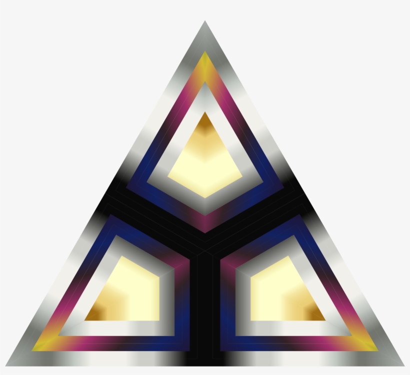 Interesting Triangle Shape 1 - Triangle Stylized Png, transparent png download
