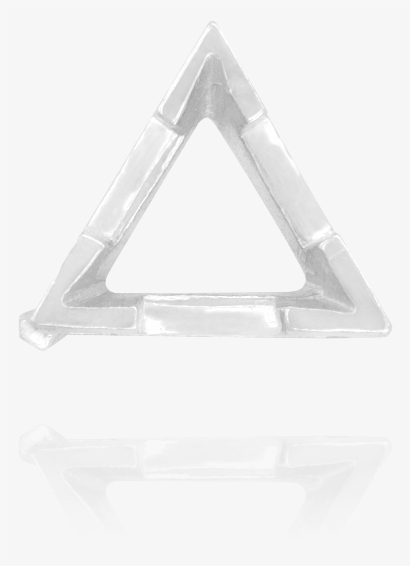 V End Triangle Shape Single Wire Settings (3mm 10mm) - Triangle, transparent png download