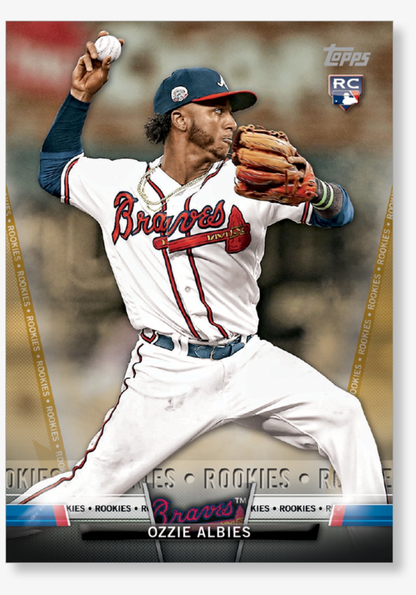 2018 Topps Series 1 Baseball Ozzie Albies Topps Salute - Baseball, transparent png download
