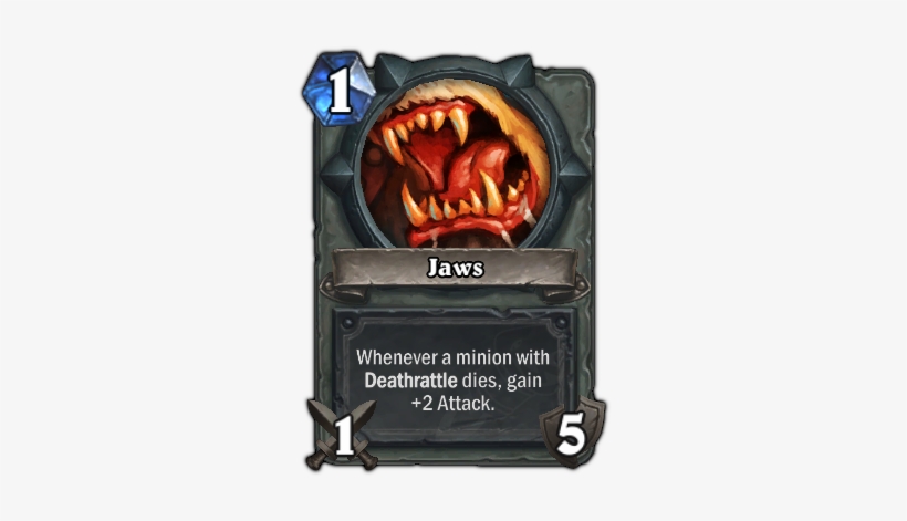 Jaws - Hearthstone Panda Cards, transparent png download