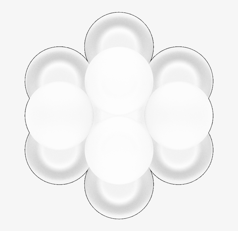 Multidimensional Exclusion Force-field Clusters, transparent png download