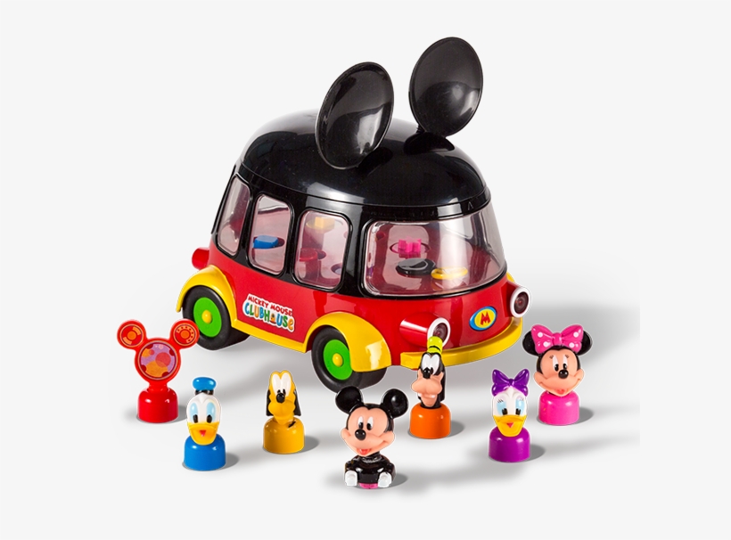 Mickey Mouse Clubhouse Bus - Mickey Mouse, transparent png download