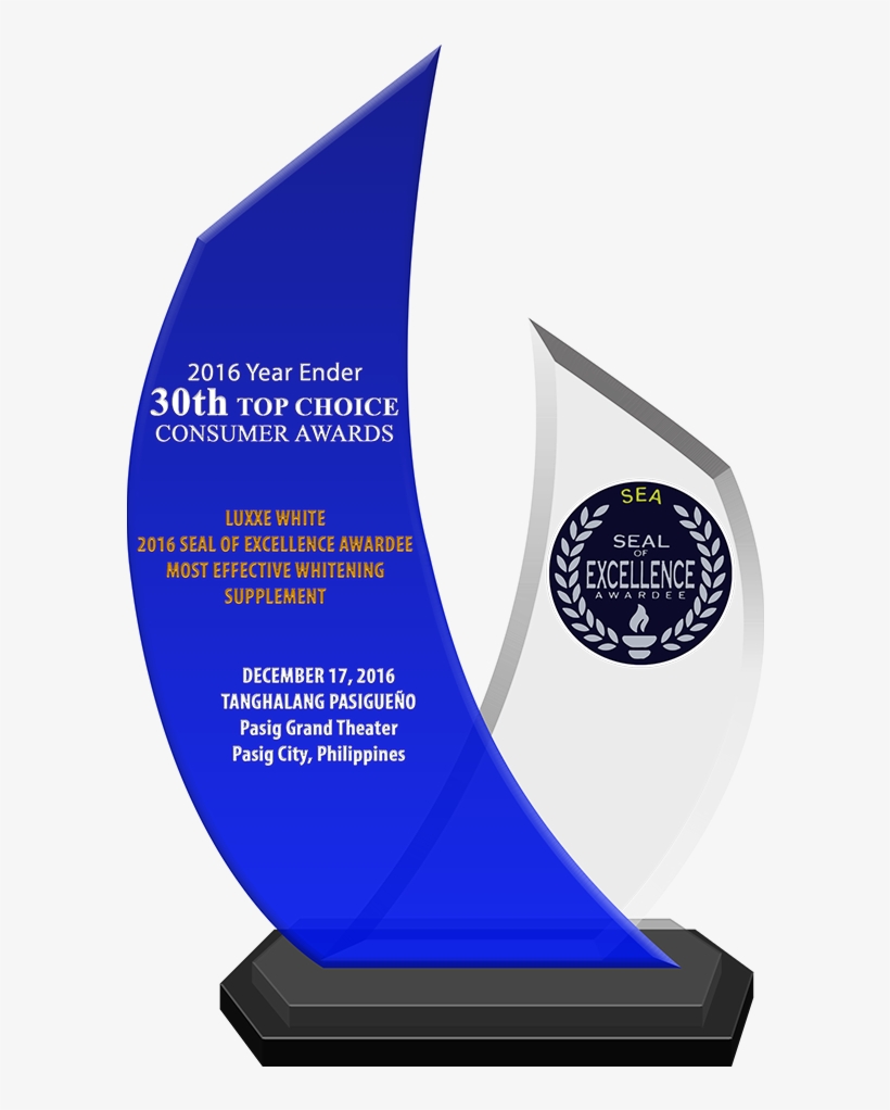 2016 Year Ender 30th Top Choice Consumer Awards Luxxe - Luxxe White 2018 Awards, transparent png download