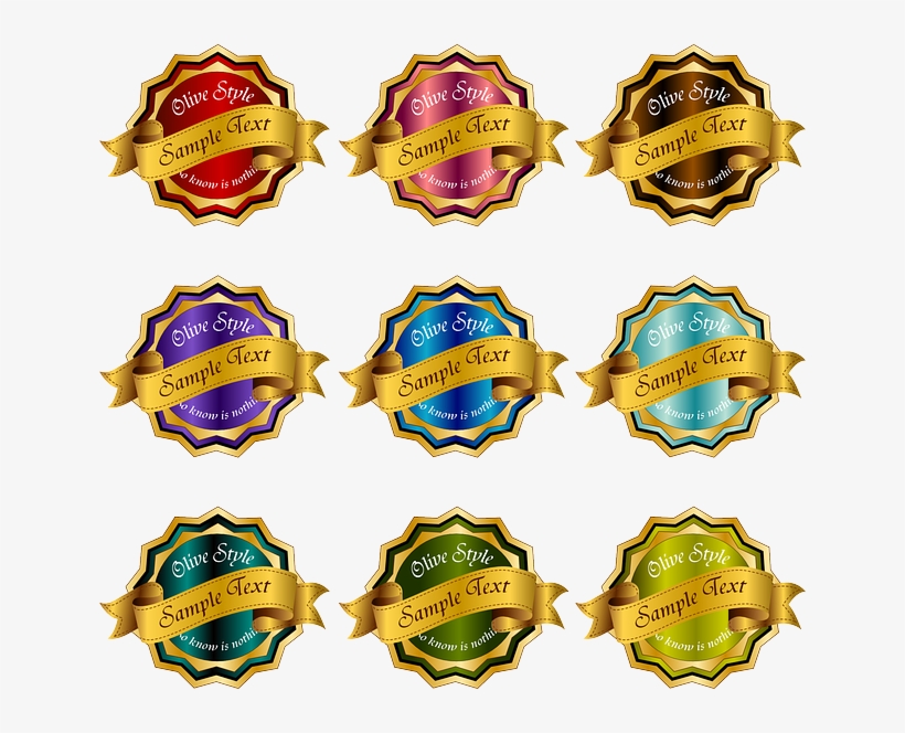 Emblem & Badge Vector Free - 100% Natural, transparent png download