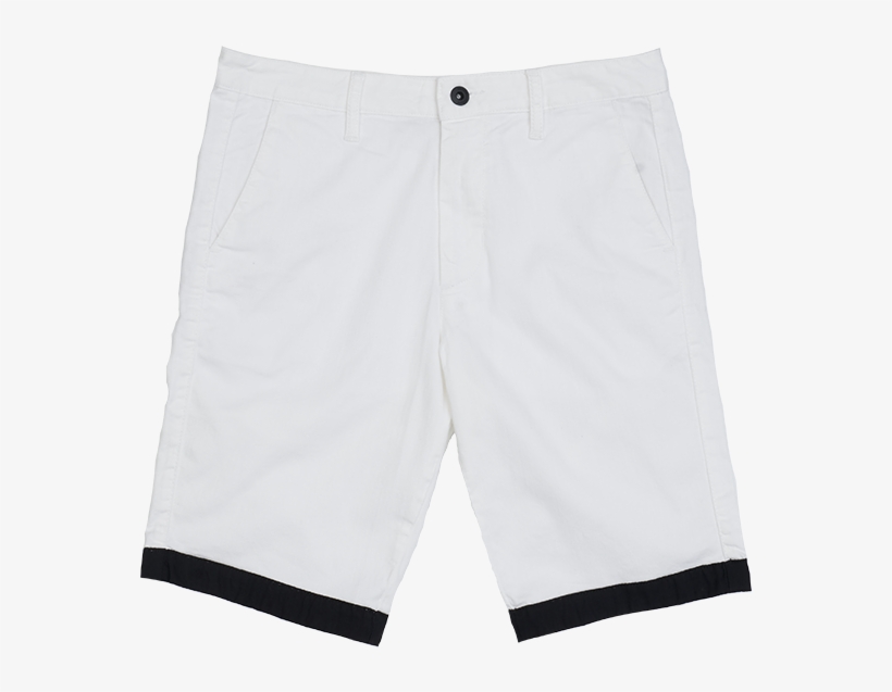 Emporio Armani Shorts With Contrasting Hem - Board Short, transparent png download