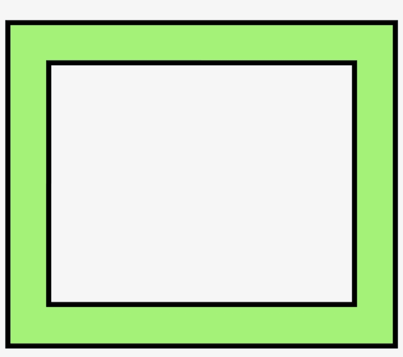 Green - Green Wood Frame Png, transparent png download
