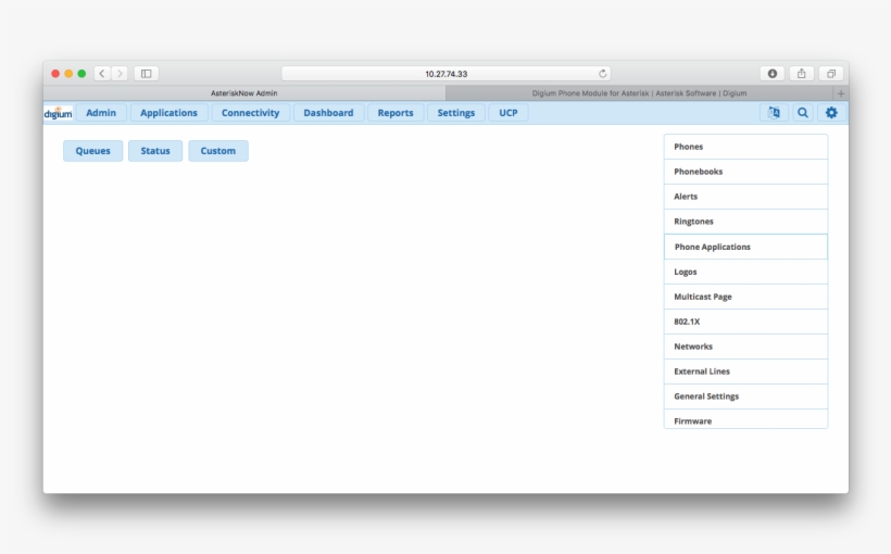 The Phone Applications Tab Contains Controls For The - Asset, transparent png download