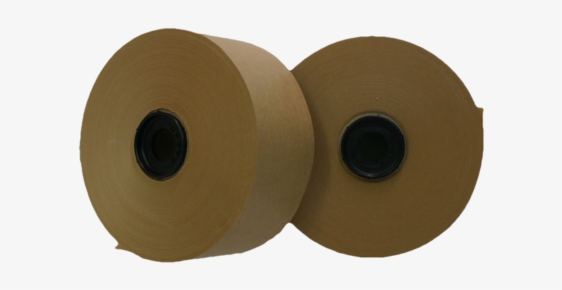 Image Of A Brown Paper Roll 3inch Waxed - Paper, transparent png download