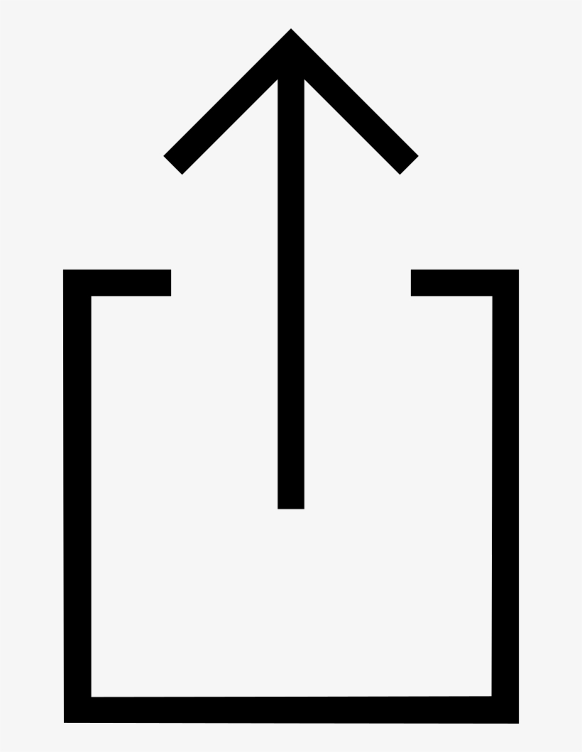 Export Share Move Arrow Up - Share Icon Ios Png, transparent png download