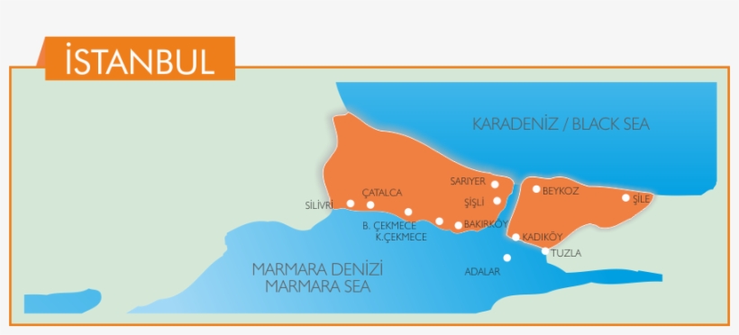 Blue Flag Beachs - Map, transparent png download