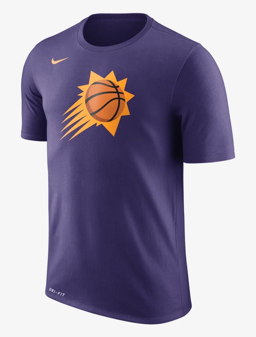 Nba Phoenix Suns Nike Dry Fit Essential Logo Tee - Nike Warriors T Shirt, transparent png download