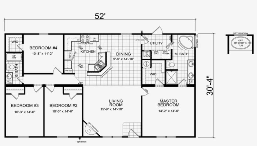 The Argyle Model Has 4 Beds And 2 Baths - House, transparent png download