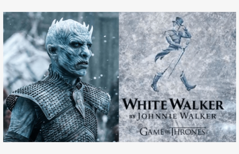 White Walker By Johnnie Walker - Johnnie Walker And Game Of Thrones, transparent png download