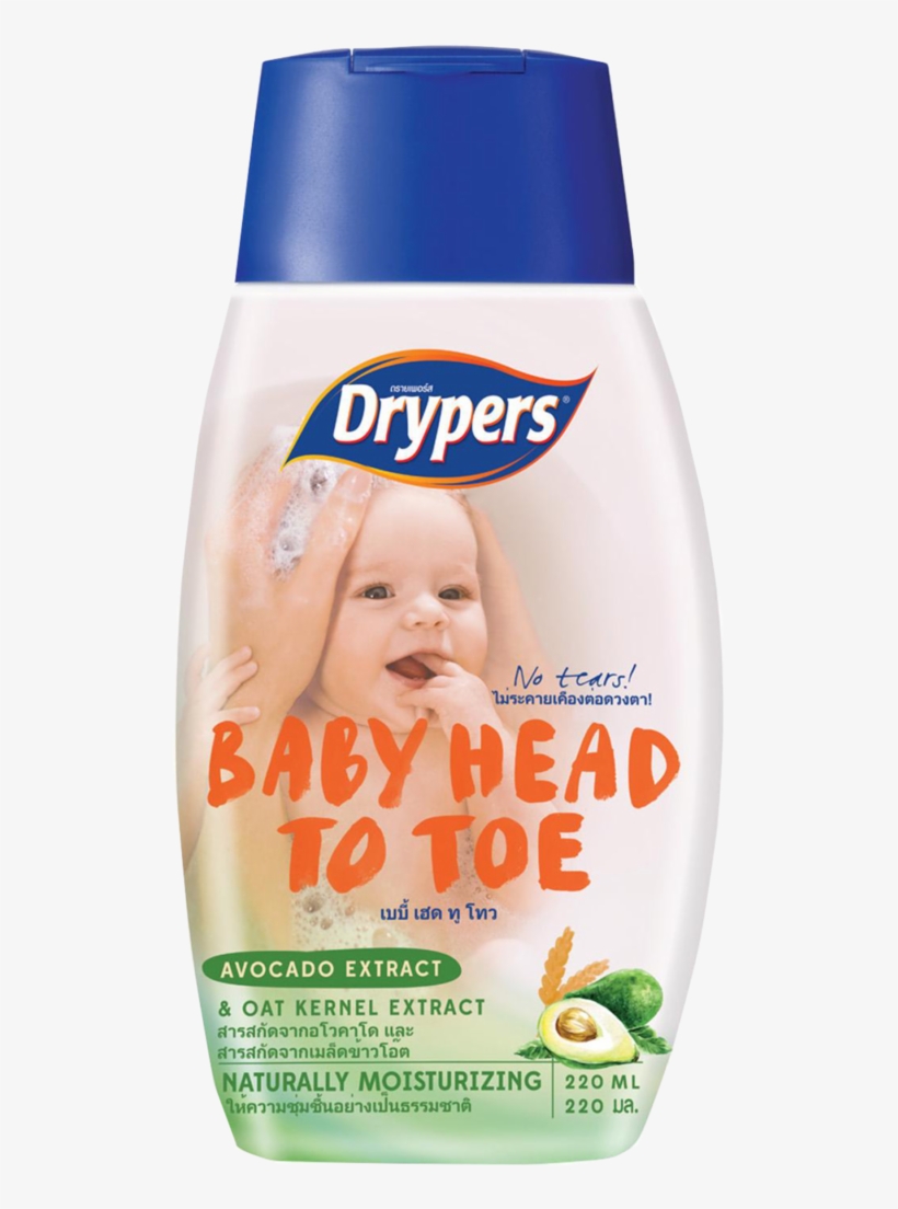 Drypers Baby Head To Toe - Drypers Head To Toe, transparent png download