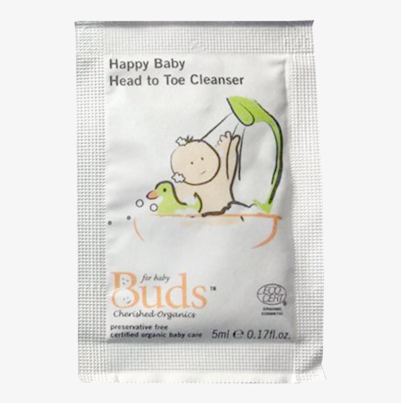 Buds Happy Baby Head To Toe Cleanser 5ml - Monkey, transparent png download