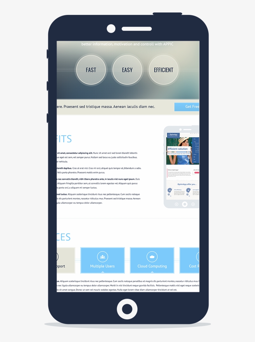 Dark Iphone - Web Design, transparent png download