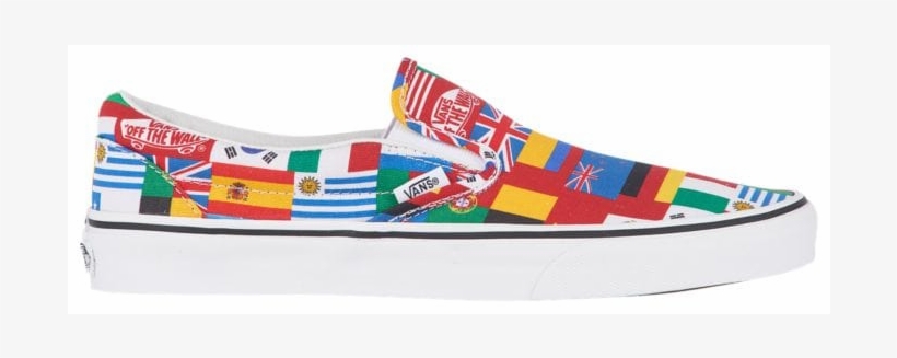 22 Jun - Vans Slip On International Flags, transparent png download