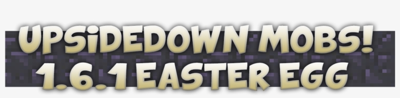 1] Upsidedown Mobs Easter Egg Hilarious - Easter, transparent png download