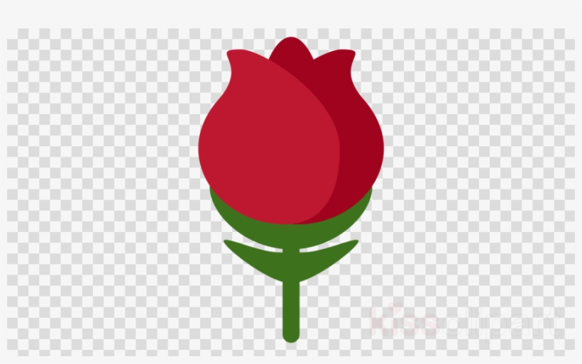 Rose Emoji Clipart Art Emoji Rose Love Icon Transparent Background