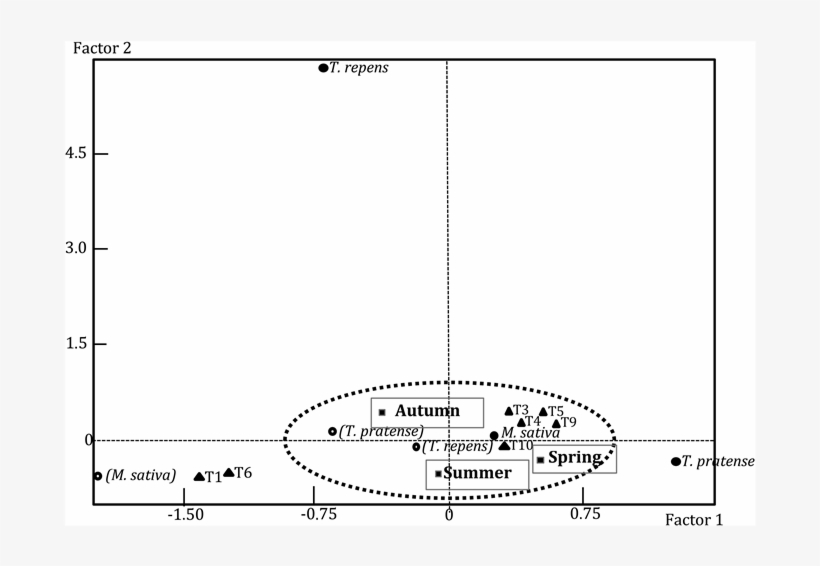 Factorial Correspondence Analysis Of The Presence Or - Diagram, transparent png download