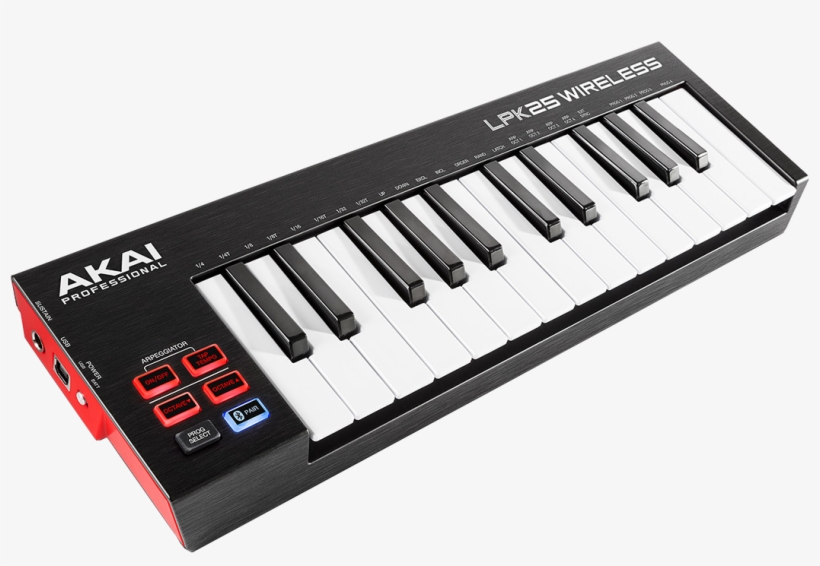 Don't Let Wires Tie You Down - Akai Lpk 25 Wireless Usb And Bluetooth Midi Keyboard, transparent png download